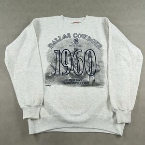 Vintage Dallas Cowboys Sweatshirt Mens Large Nutmeg NFL Football Crewneck 1994